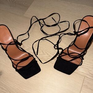 ASOS Black Strappy Sandals